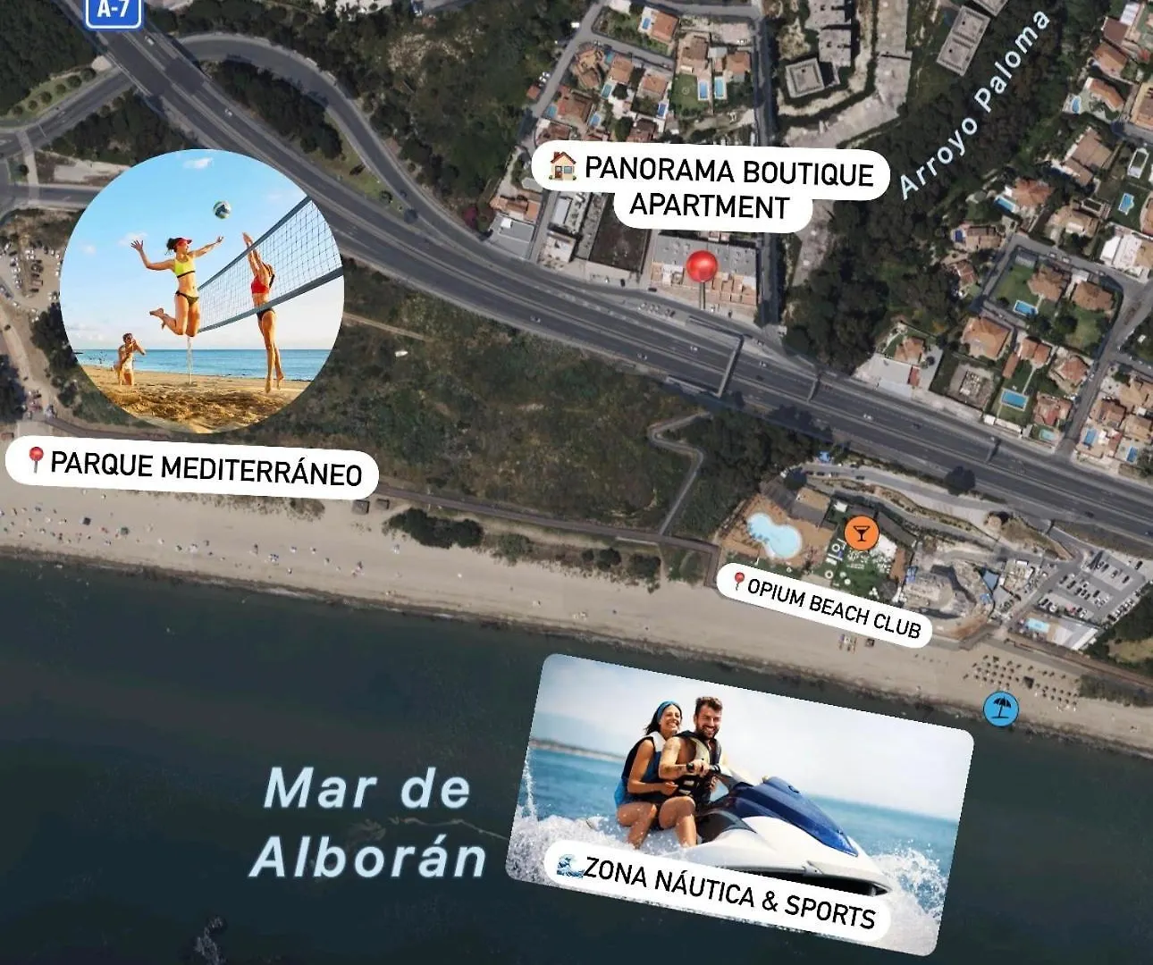 Frente A La Playa Apartamento Boutique En Μαρμπέλλα Διαμέρισμα
